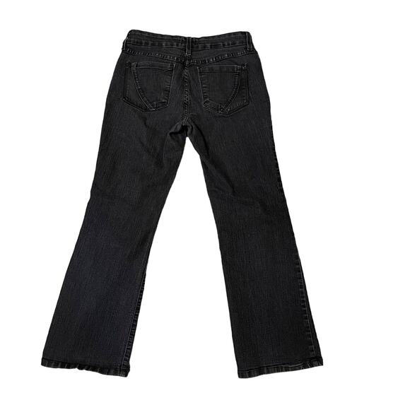 NYDJ-Not Your Daughter's Jeans Faux Leather‎ Pocket Accents Bootcut Black SZ 6P - Picture 4 of 12